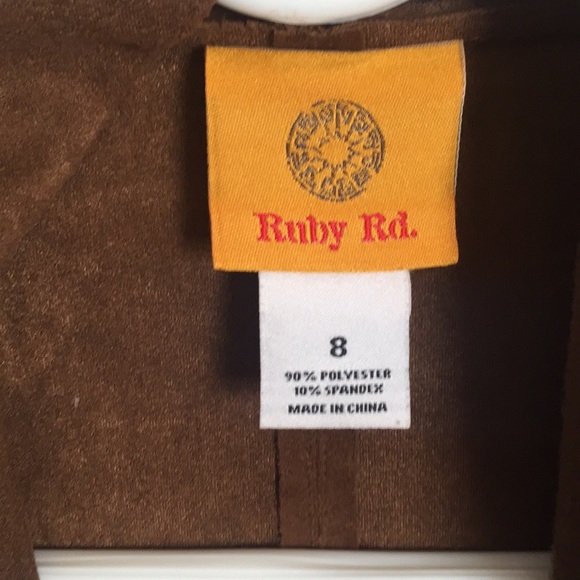 Ruby Rd. Fringe Blazer - Picture 3 of 4